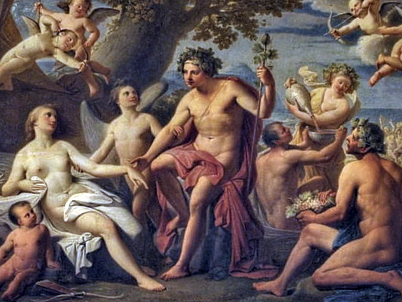 1735-Domenico De Angelis - Le nozze di Bacco e Arianna - Gabinetto delle Maschere, Museo Pio-Clementino